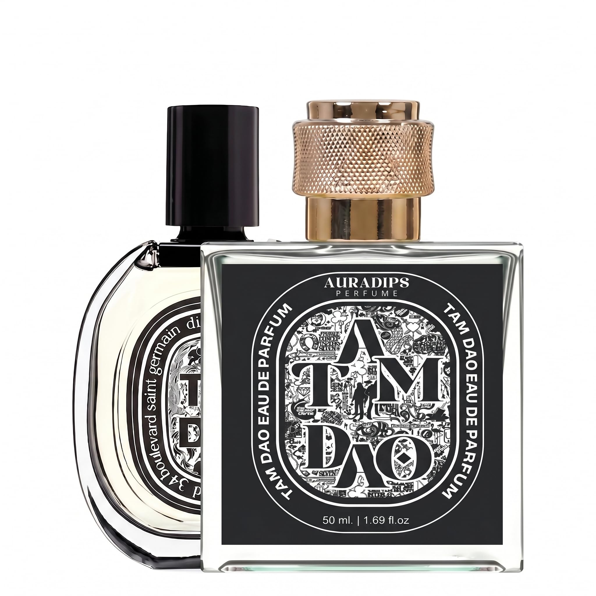 Auradips Tam Dao Eau de Parfum Inspired by S̶R̶K̶ Unisex 50 ml | Woody Sandalwood Scent, Long-Lasting EDP, Artistic Doodle Edition, Cedar & Sandalwood Notes, Travel Size Bottle-image-41