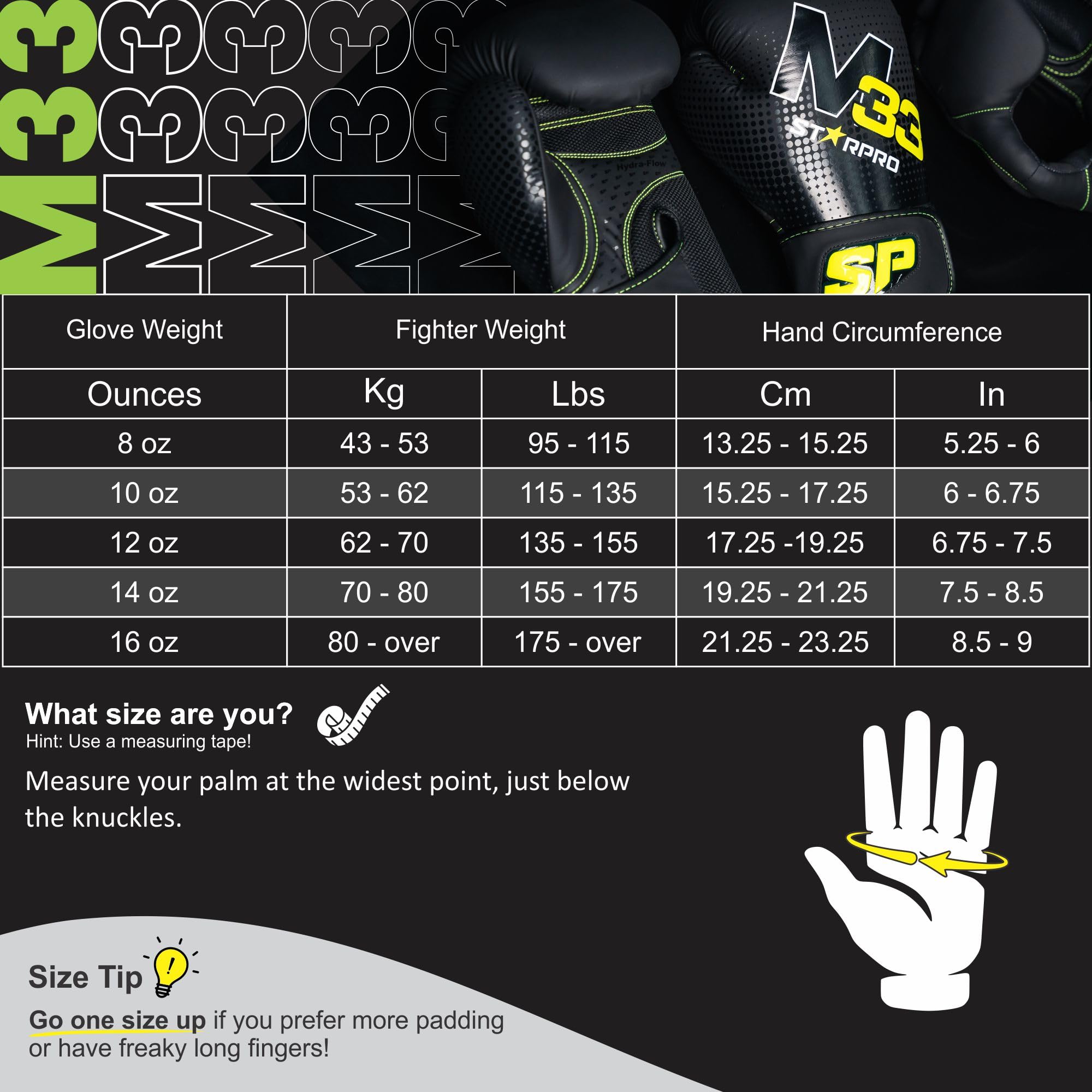 Starpro Boxing Gloves Training & Sparring Gloves for Men & Women, Ideal for Boxing Kickboxing & Muay Thai Sizes 8oz, 10oz - Image 2