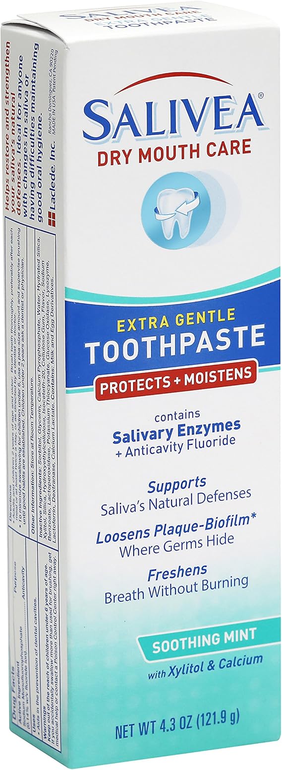 SALIVEA Dry Mouth Toothpaste Soothing Mint Toothpaste