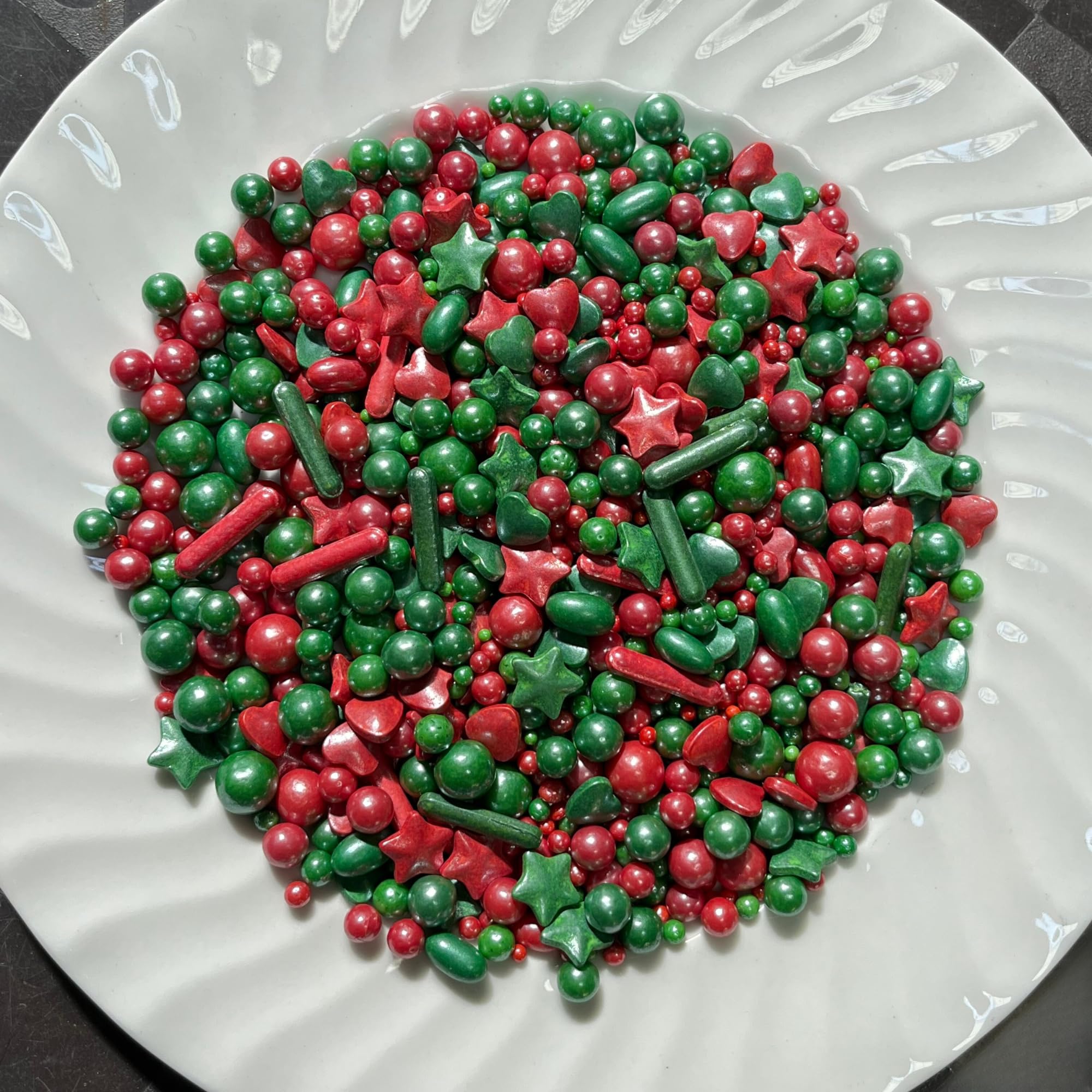 Kemry Edible Sprinkles (200GM) | Perfect for decorating cakes and cupcakes | Garnishing Ice Creams, Doughnuts, and other confectionery Food Items (Christmas Theme Sprinkles Mixture) (B0CXJ2R9RS) Amazon Price History, Amazon Price Tracker