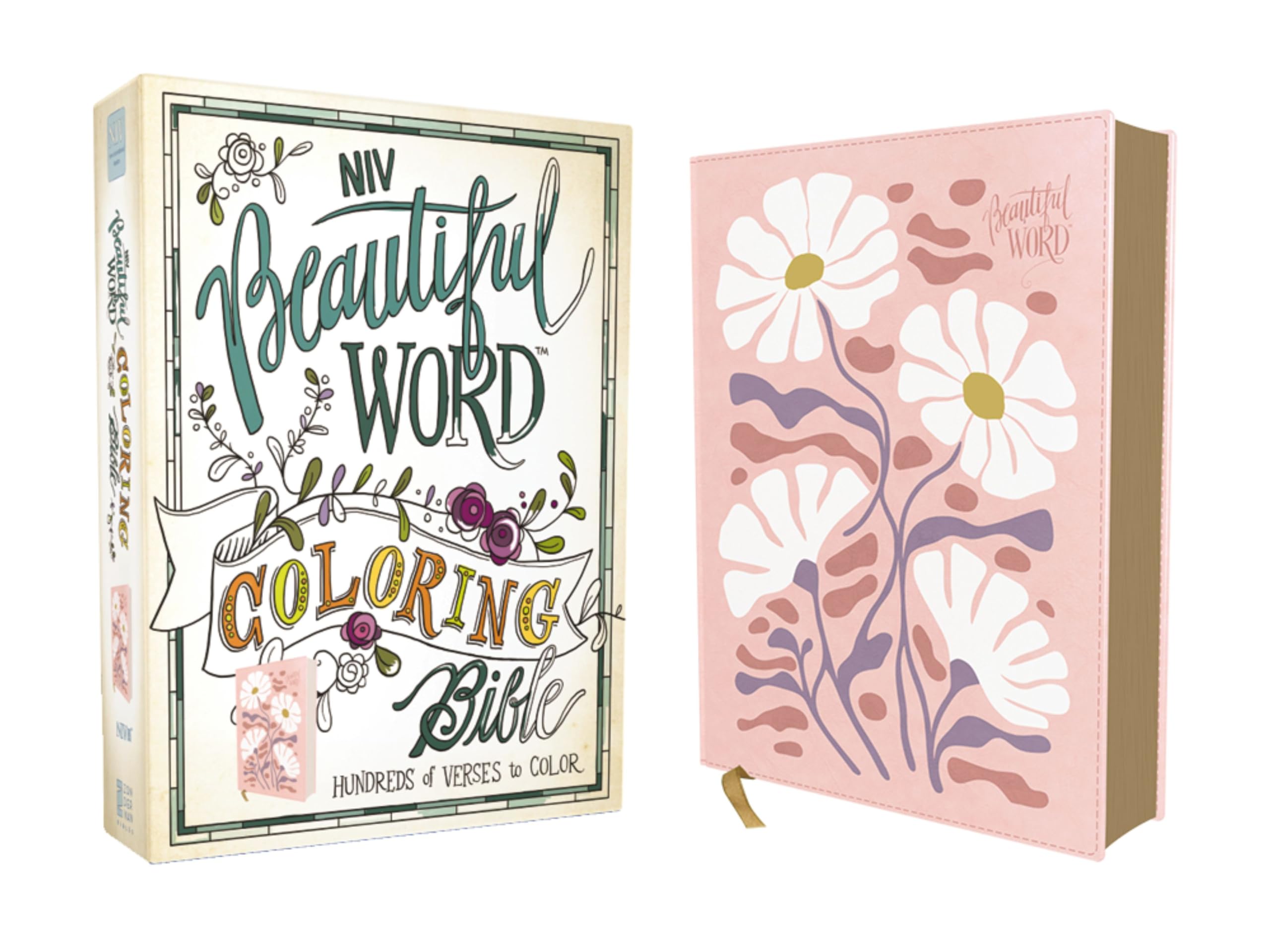 NIV, Beautiful Word Coloring Bible, Leathersoft, Pink: Hundreds of Verses to Color