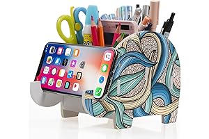 MOKANI Cute Elephant Desk Organizer