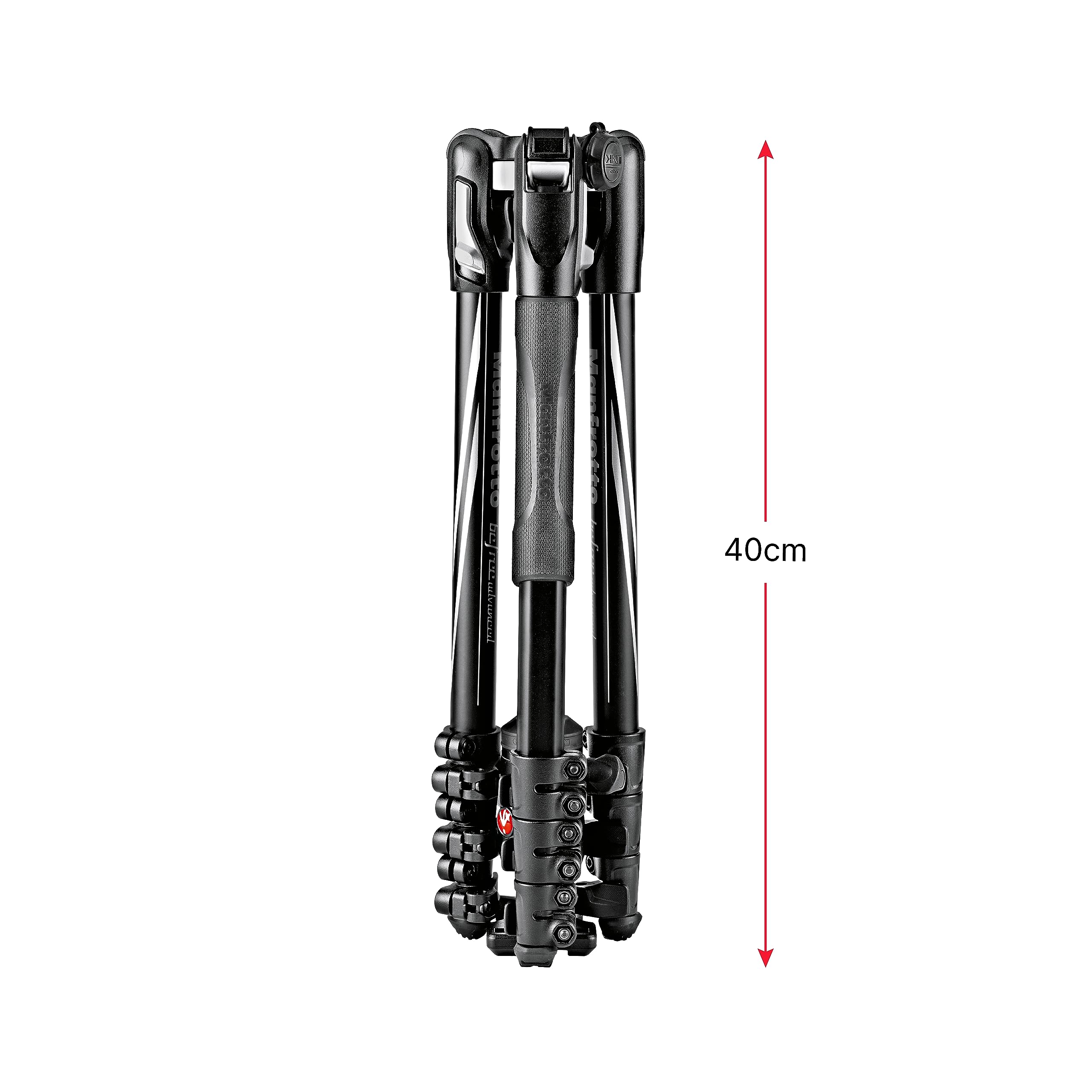 Manfrotto Befree Advanced Kit Foto da Viaggio, Chiusura a Leva, Alluminio, Testa a Sfera e Piastra 200PL a Sgancio Veloce con filetto 1/4'', Compatto per DSLR Reflex, Mirrorless, Accesori Fotografici