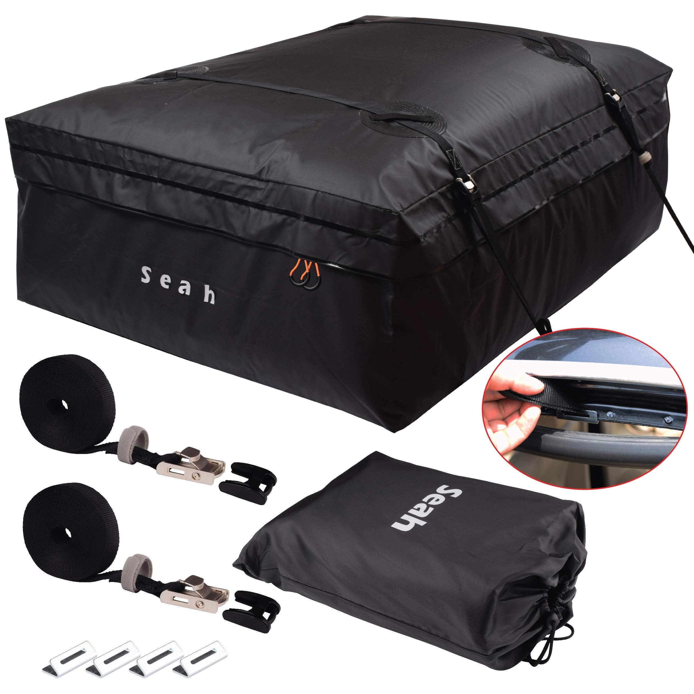 Buy SEAH HARDWARE Heavy Duty Car Top Cargo Bag 100 Waterproof 15 CUFT