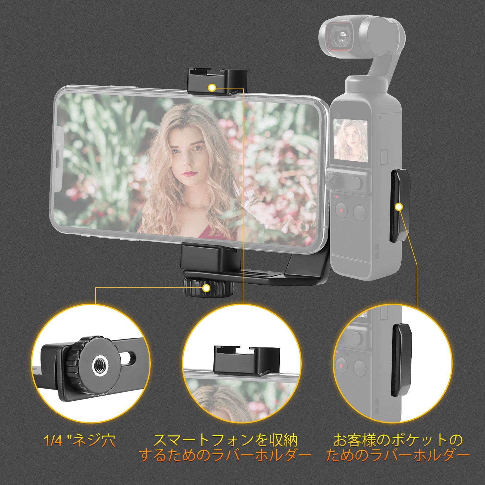 Amazon | INSOMOV Pocket 2用ホルダーセット15 Pro Max用