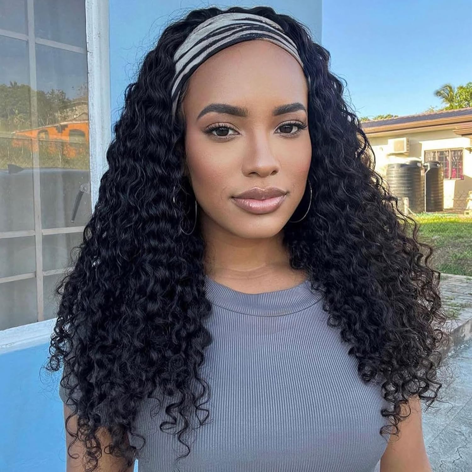 Body Wave V Part Wig Human Hair Glueless Clip In 100% Real Human Hair V-part Wigs No Glue No Sew In Upgrade U Part Wig For Beginners Friendly 200% Density 18 Inch