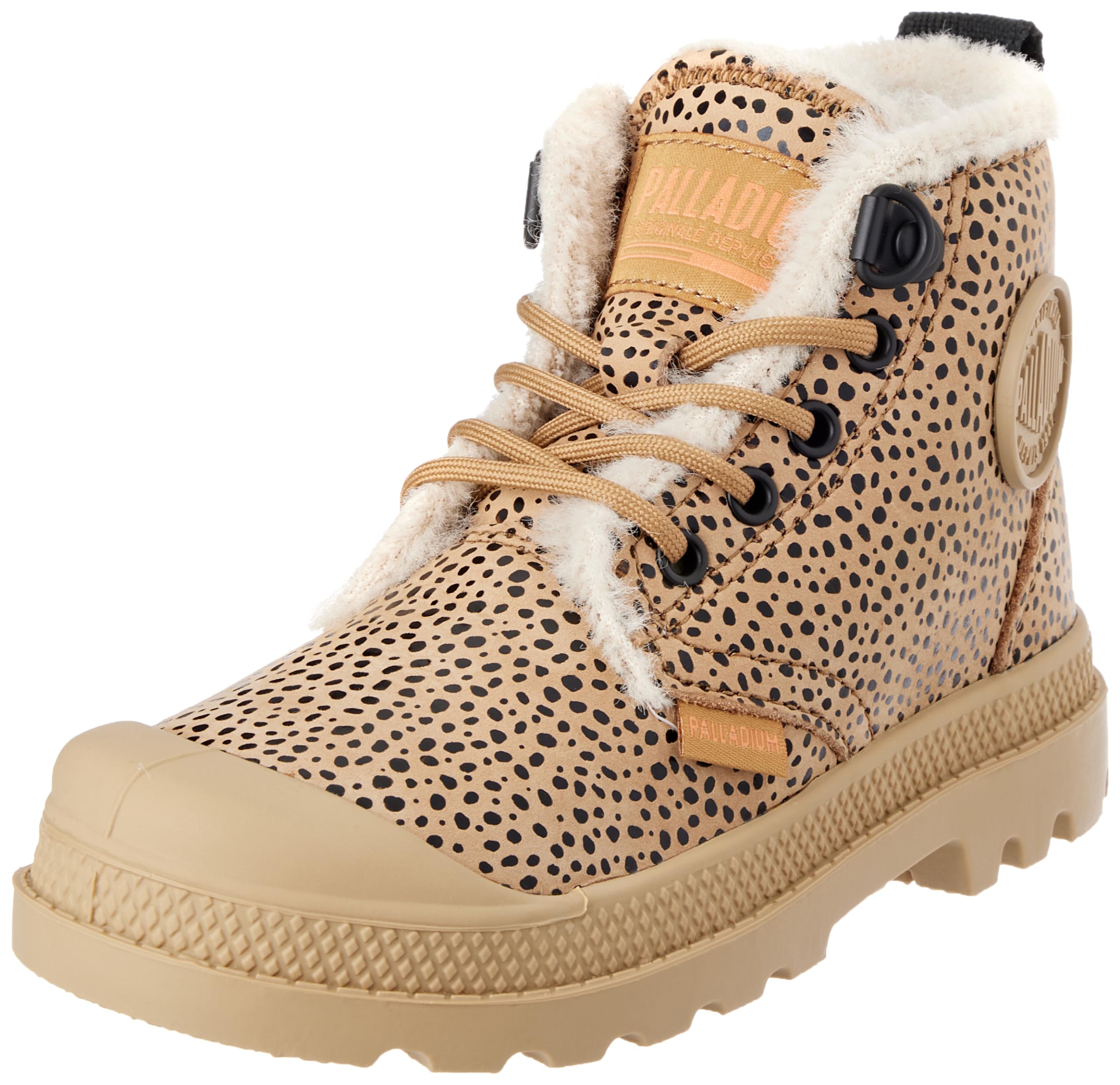 Palladium Girls' Pampa Hi Zip Wool Boot Trendy, Brown, 10.5 UK Child