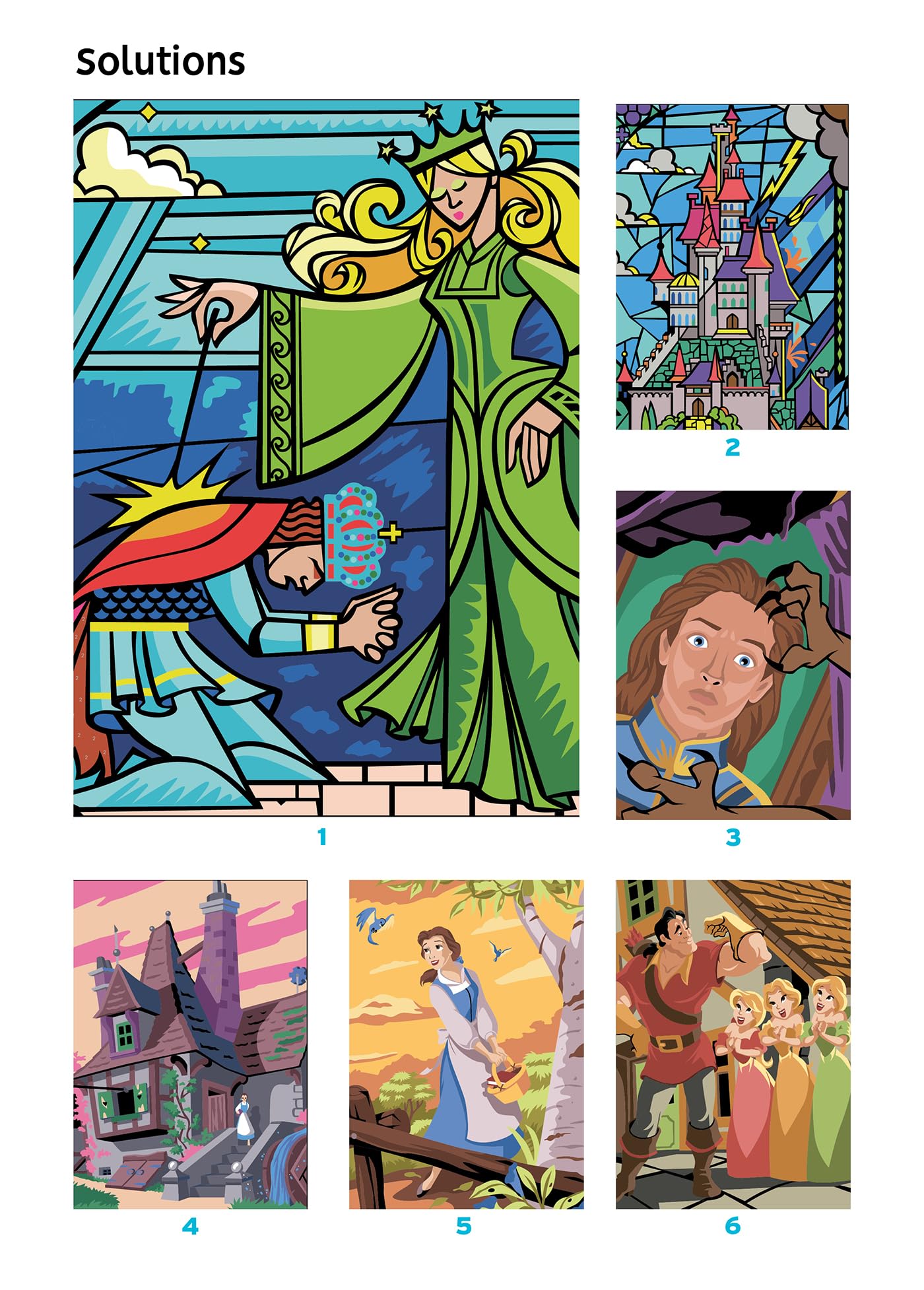 Coloriages Mystères Disney - Spécial film : La Belle et la Bête: 50 coloriages mystères inédits