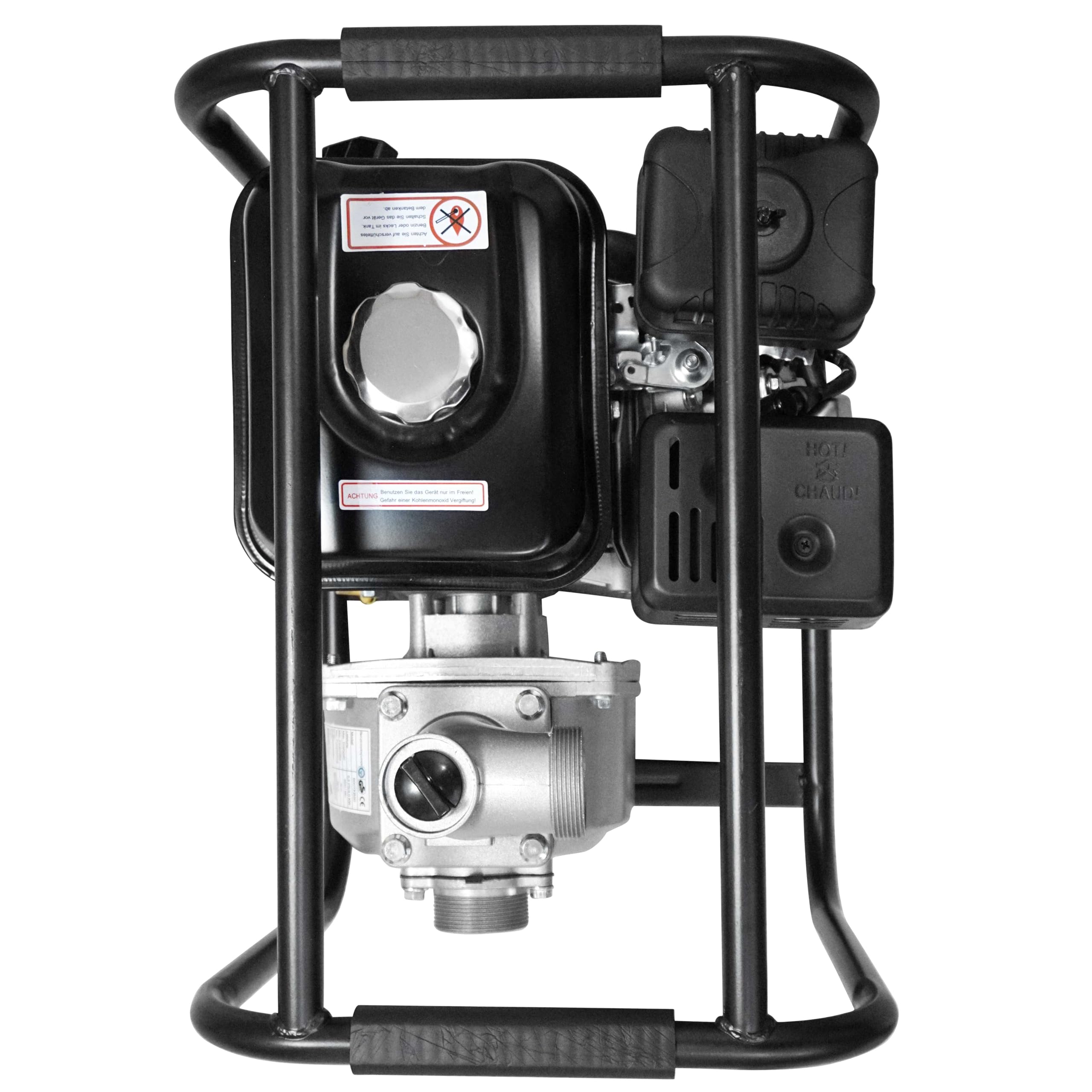 YERD Garten-Wasserpumpe mit 2" Zoll Anschluss, TKB50, 5,5 PS 4-Takt | OHV Motor, 30.000 l/h Födermenge, 30m Förderhöhe, Schlauchanschlüsse 2“