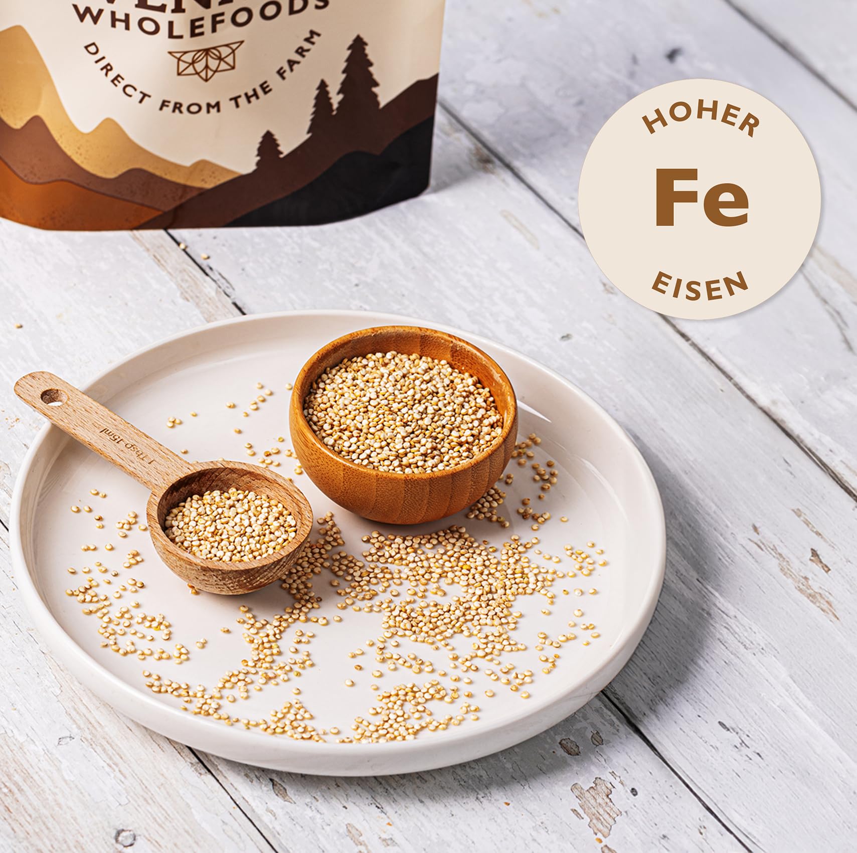 Sevenhills Wholefoods Royal Quinoa Körner Bio 1.8kg