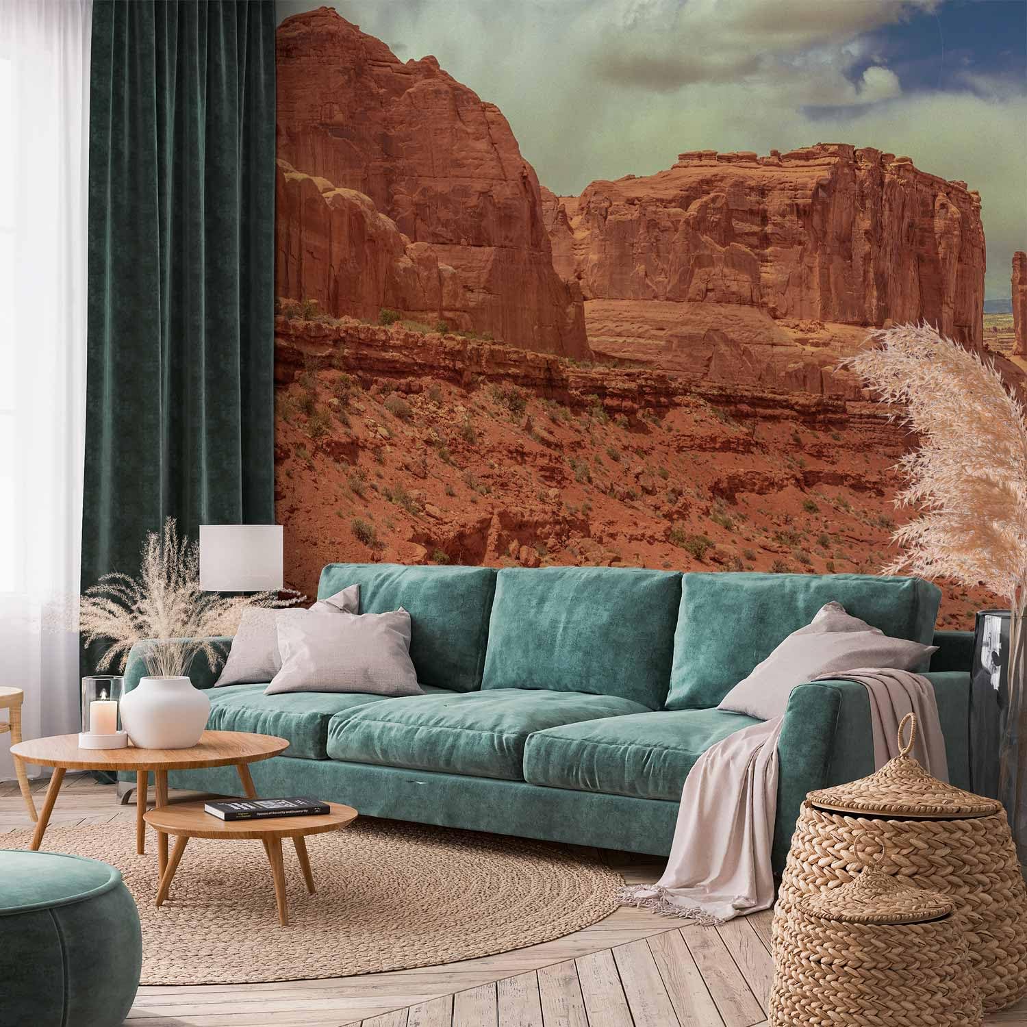 artgeist wall Mural Monument Valley 177x124 in Non-Woven Wallpaper