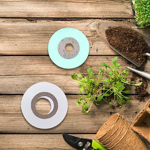 Miniatura 5 de Yardwe 2 rollos de cinta de injerto de película elástica para injerto de jardín, cinta de reparación de plantas, cinta de plantas, cinta de jardín,