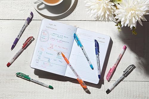 Miniatura 6 de BIC Bolígrafo de gel Gel-ocity Smooth Stic, punta media (0.028 in), colores surtidos, 8 unidades, bolígrafos de tinta de gel vibrantes y suaves