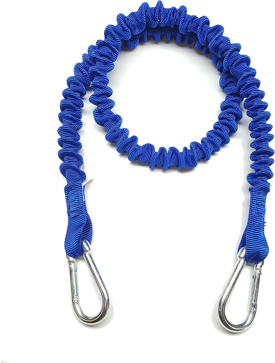 BOAT LINES & DOCK TIES - Boat Dock Tie Bungee Cords, 48" Hooked Ends, UV Protected Bungee Cords - Set of 2 - Made in USA (YELLOW)