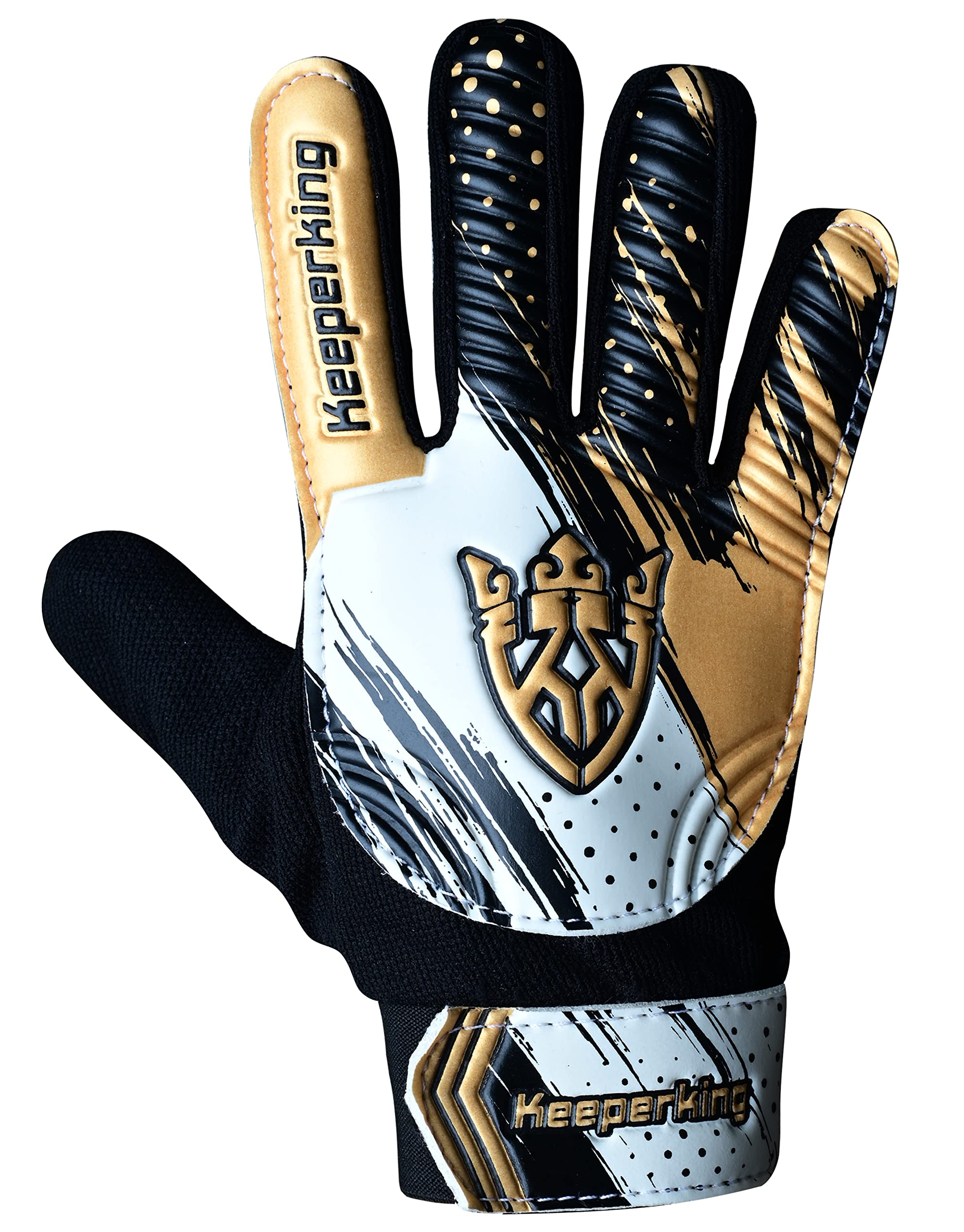 Keeperking Clawxen Guantes de Portero para Niños y Niñas de Fútbol, Talla 3-7