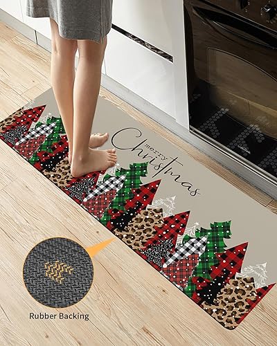 Miniatura 3 de Tapete de baño de Feliz Navidad, antideslizante, de secado rápido y absorbente, tierra de diatomeas, fregadero, dormitorio, cocina, tapete lavable,