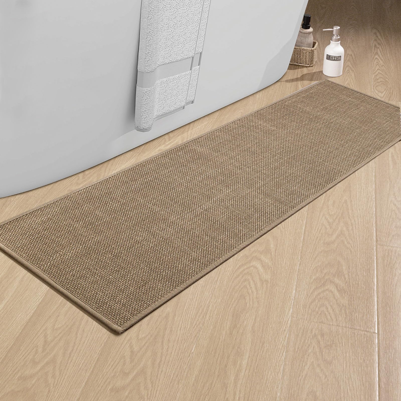 Chakme Tapis De Bain Antidérapant 43x120 Cm - Lavable Et Absorbant
