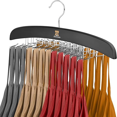 ZEDODIER Perchas para camisetas sin mangas, organizador de brasieres para armario, capacidad de almacenamiento de 24 unidades, organizador de ZEDODIER Perchas para camisetas sin mangas, organizador de brasieres para armario, capacidad de almacenamiento de 24 unidades, organizador de