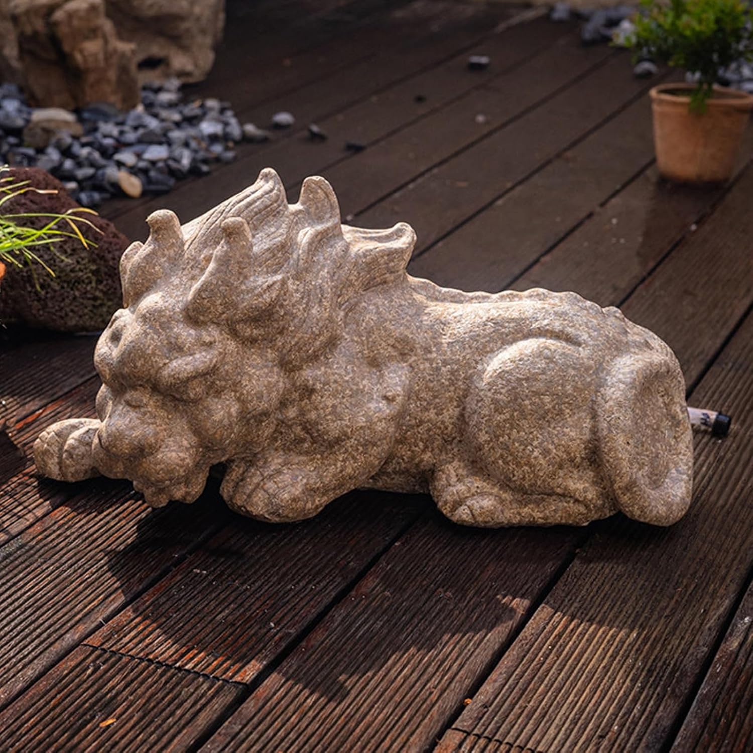 Garden Pond Spitters, Animal Pond Fountains, Fish Tank Automatic Circulation Water Landscaping Ornaments, for Garden Courtyard, Outdoor Decoration