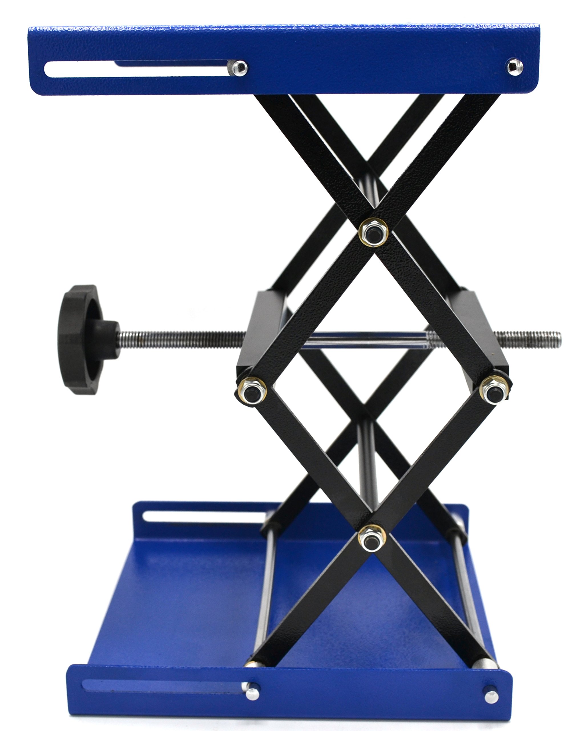 Eisco Labs - Supporto da laboratorio con piastra da 19,7 x 19,7 cm, altezza completamente estesa, 30,5 cm