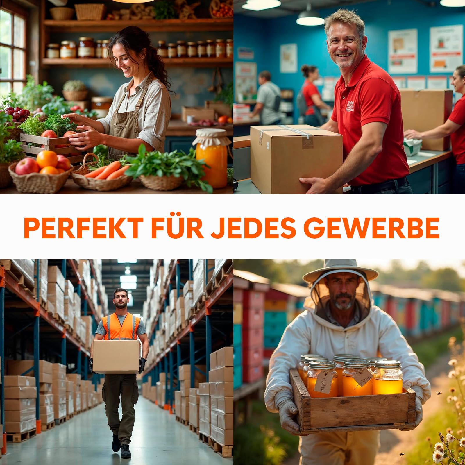 Paketwaage - 200 kg/10 g - Hochpräzise Plattformwaage mit Halte-/Tara-Funktion/LCD - Postwaage perfekt für Pakete, Gepäck, Heimgebrauch - Batterie & Kabel enthalten - Gepäckwaage - Silber