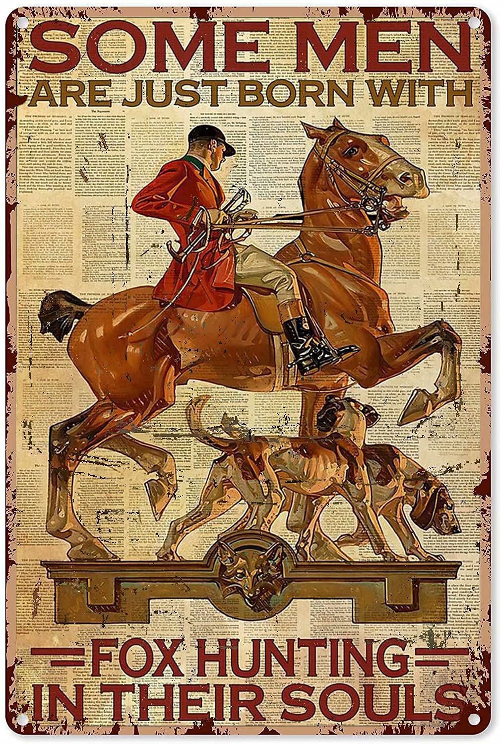 Targa in metallo con caccia alle anatre, alcuni ragazzi sono appena nati con la caccia alle anatre nelle loro anime, poster in alluminio con decorazioni da parete vintage per bar, caffè, garage