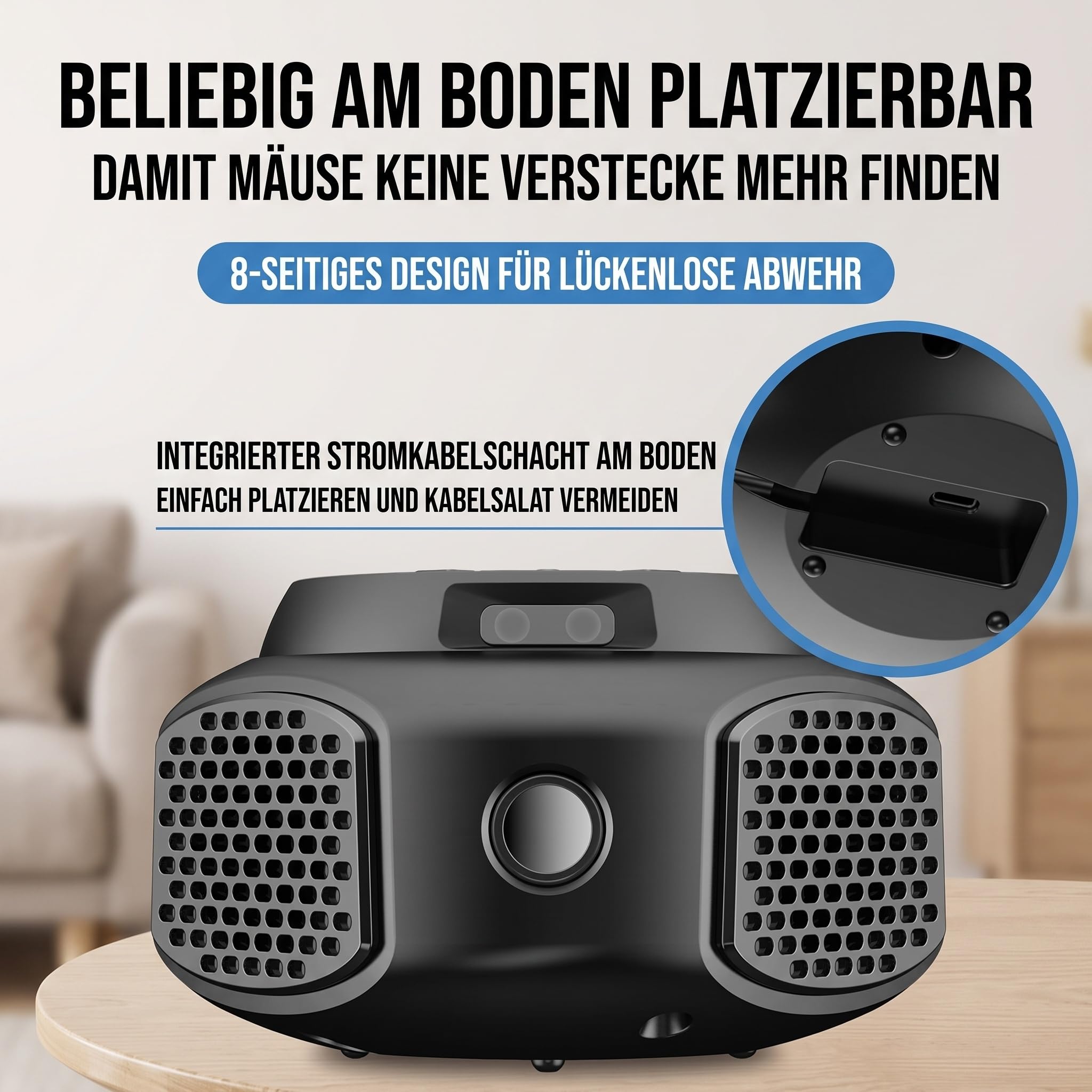 osmo repelmax mäuseabwehr, TriWave Defense Ultraschallgerät 300 m²