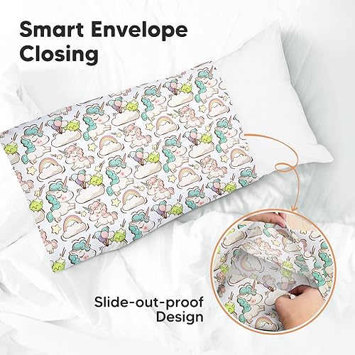 Miniatura 4 de KeaBabies Funda de almohada para niños pequeños de 13 x 18 pulgadas, funda de almohada orgánica para niños y niños, funda de almohada de algodón 100