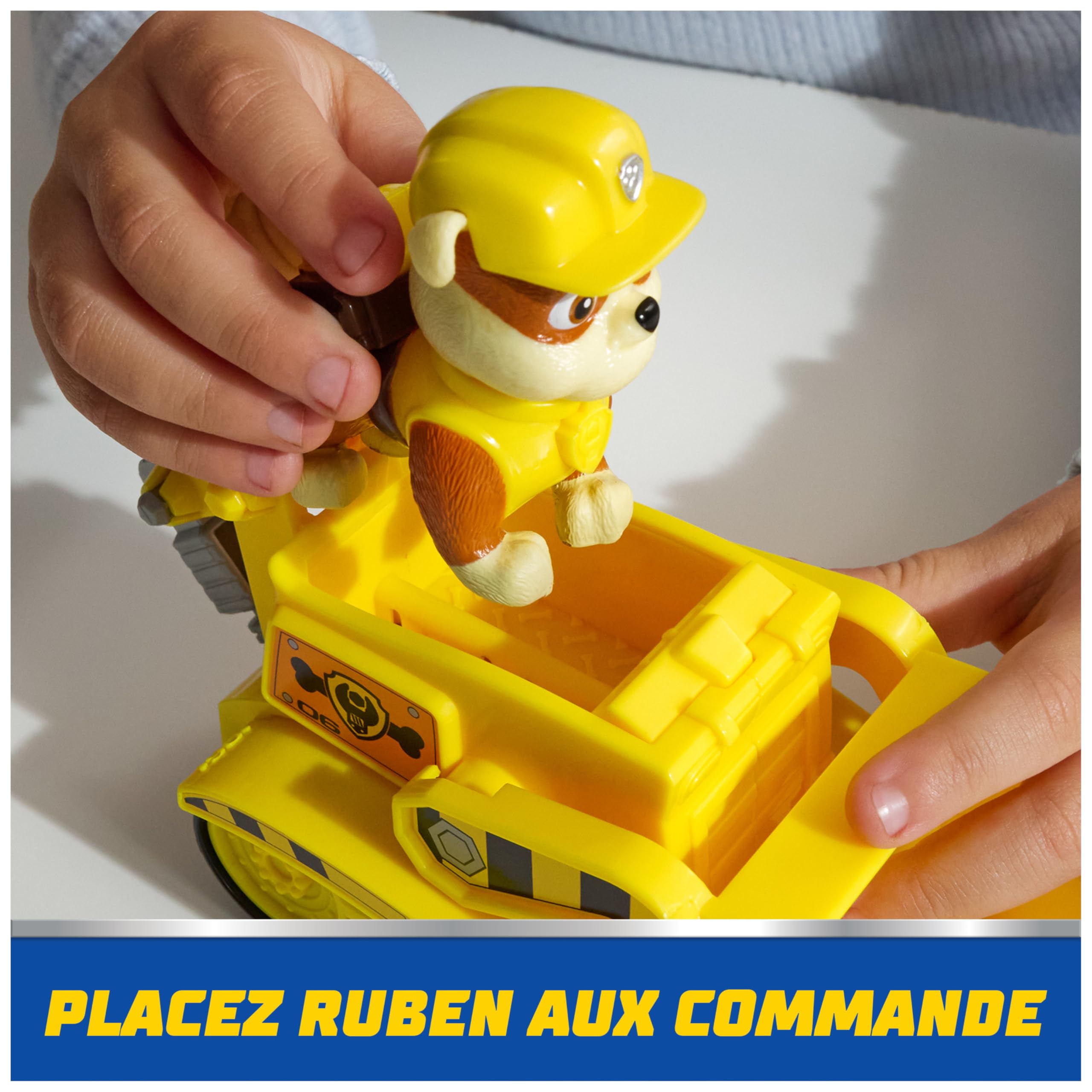 Paw Patrol - Pat Patrouille - Véhicule Figurine Ruben - Voiture Figurine À Collectionner - Pat Patrouille Véhicule - Plastique Recyclé - Voiture Enfant - Jouet Enfant 3 Ans Et +