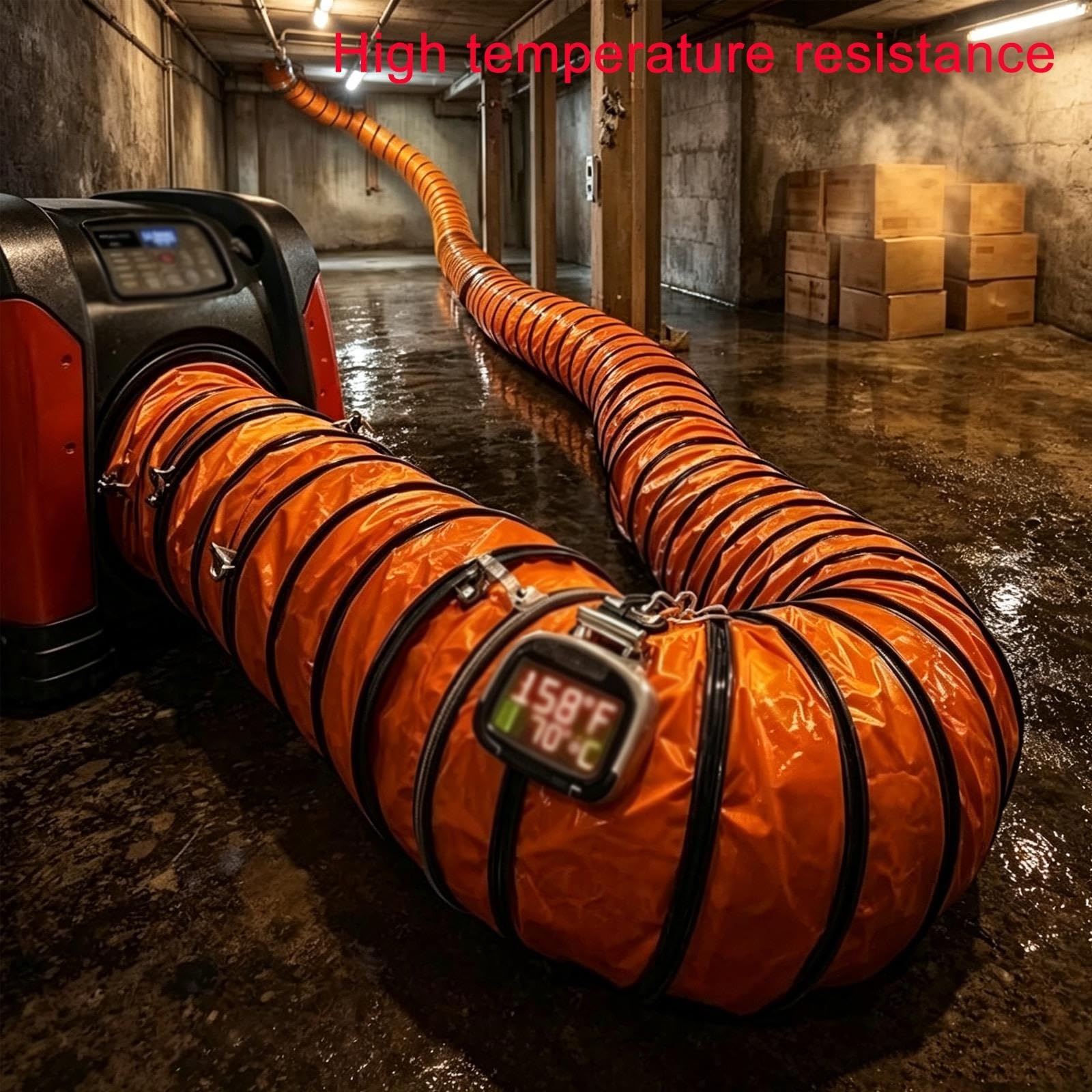 Ognioodporny W Wysokiej Temperaturze,Elastyczny Wąż Kanałowy