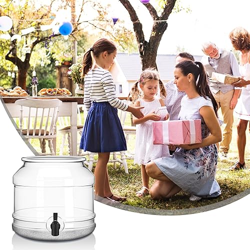 Miniatura 5 de Base dispensadora de jarra de agua de 5 galones con boquilla para botellas de 3 a 5 galones, recipientes de plástico para soporte o encimera