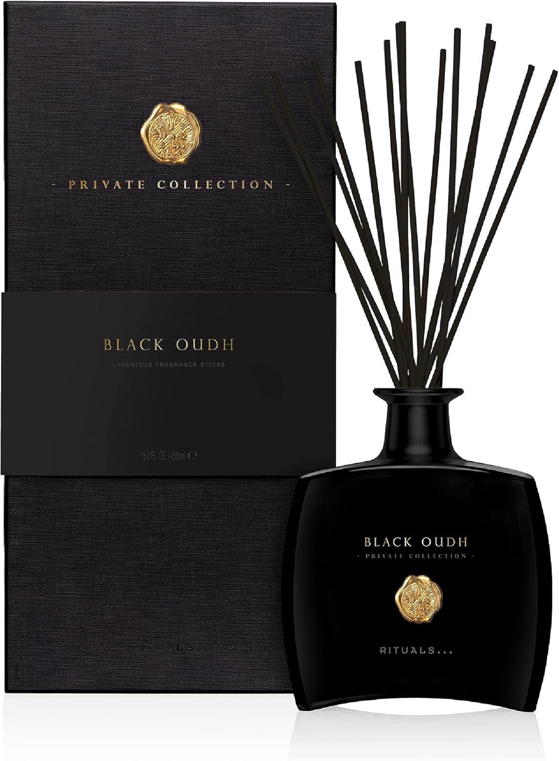 RITUALS Black Oudh Luxury Oil Reed Diffuser Set Fragrance Sticks with
