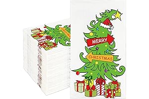 50 PCS Christmas Guest Napkins Merry Christmas Party Decor