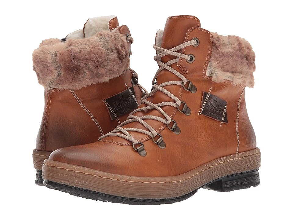 

Rieker Z6743 Felicitas 43 (Cayenne/Kastanie/Braun) Women's Lace-up Boots