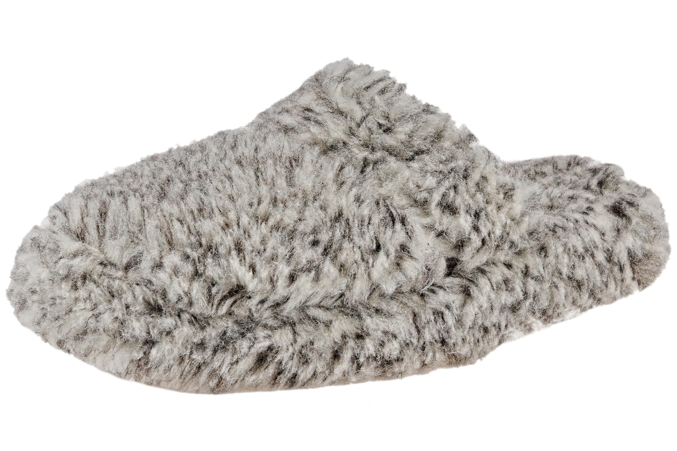 APREGGIO Slippers for Men and Women - Unisex Slippers Soft Wool Slippers Made of 100% Wool - Warm Slippers for Winter - Slippers - Robust Leather Sole