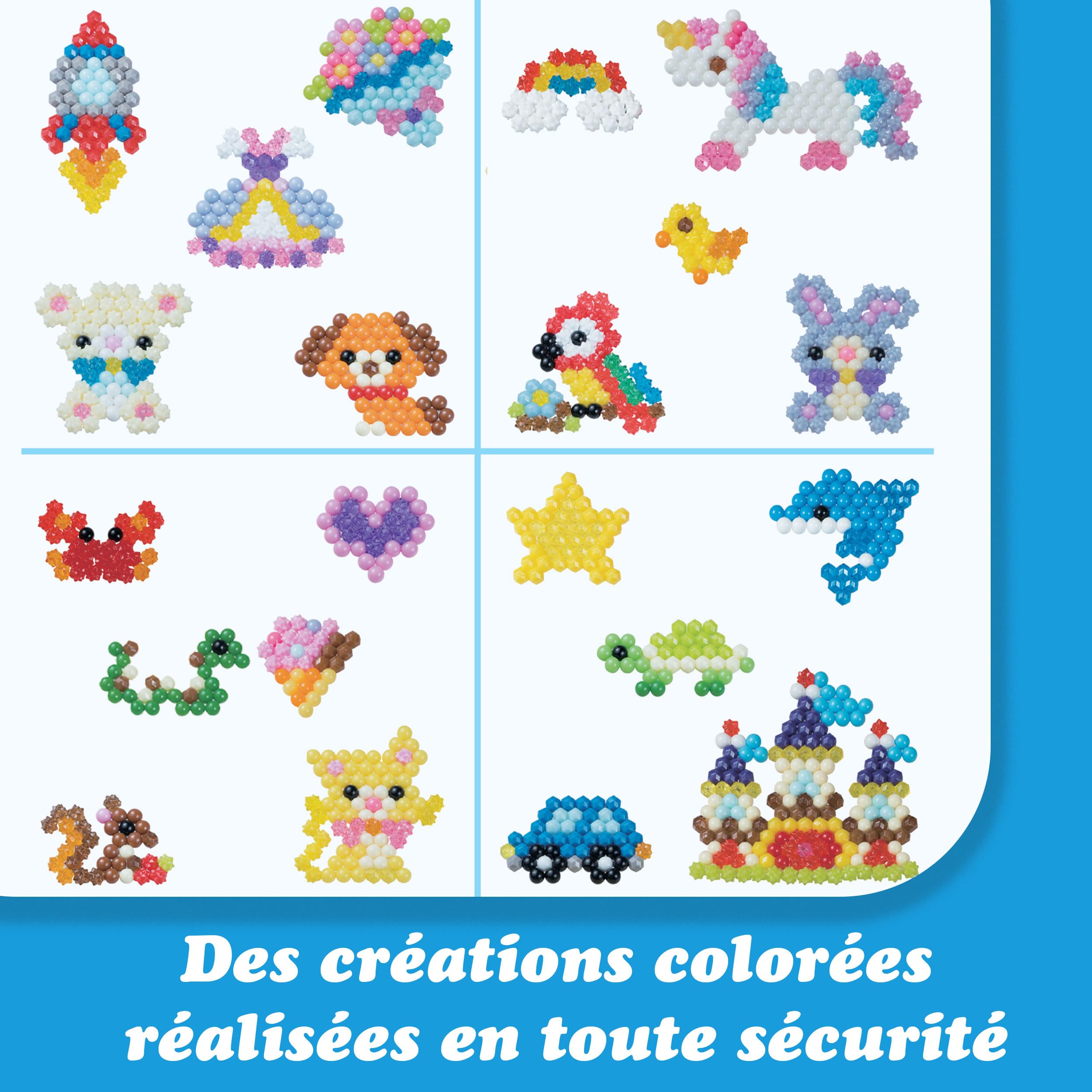 Aquabeads - Mon Grand Atelier de création - Kit de Loisirs créatifs - Activité Manuelle Enfants en Toute autonomie - Coffret de Perles Qui collent avec de l'eau - Jouet Enfant 4 Ans et + - 31775