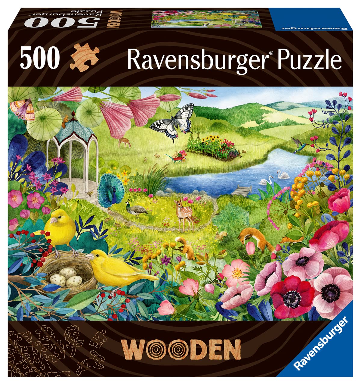 Ravensburger - Puzzle 500 Piezas Garden | Puzzle 500 Piezas Adultos | Rompecabezas Adultos Y Niños De 14 Años O Más | Regalos para Niños 14 Años O Más | Mide 52x52cm