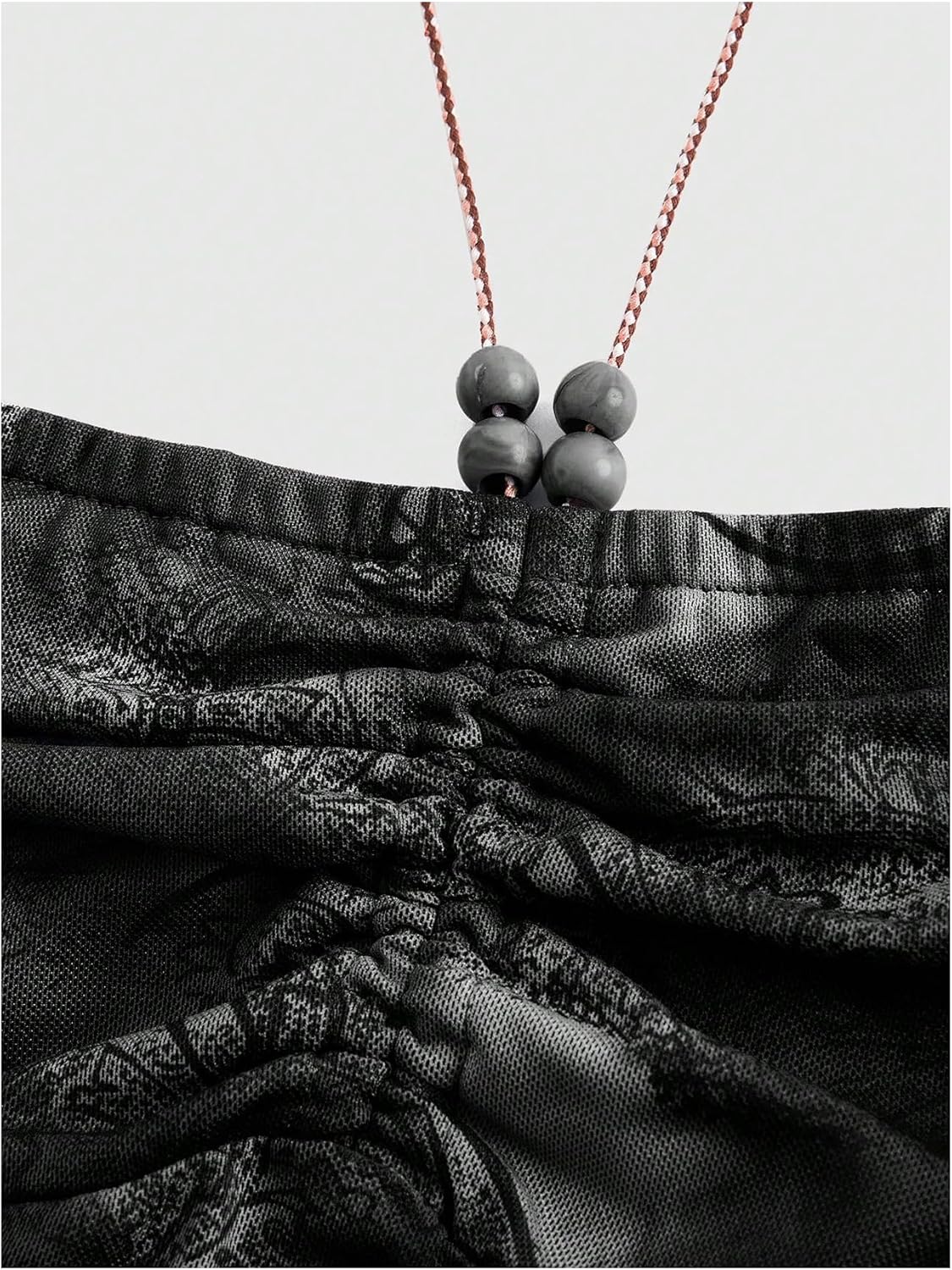 GORGLITTER Women's Halter Crop Y2k Tube Tops Asymmetrical Ruffle Hem Backless Cami(Runs Small, Please Size Up) - Image 3