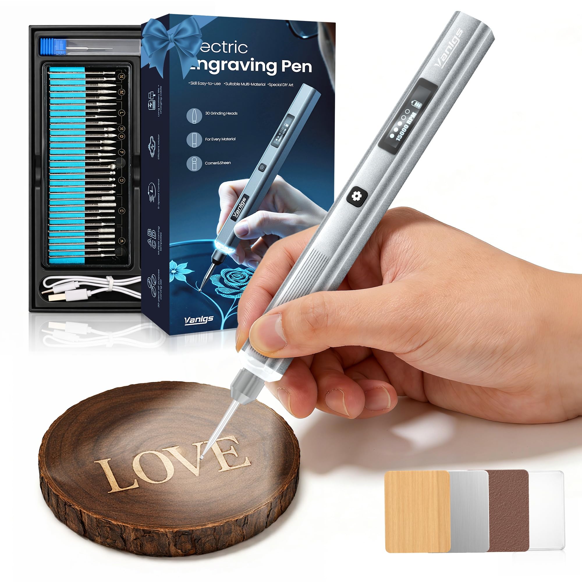 Vanlgs Engraving Pen for Metal Wood Glass