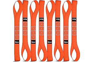 8PK Soft Loop Motorcycle Tie-Down Straps