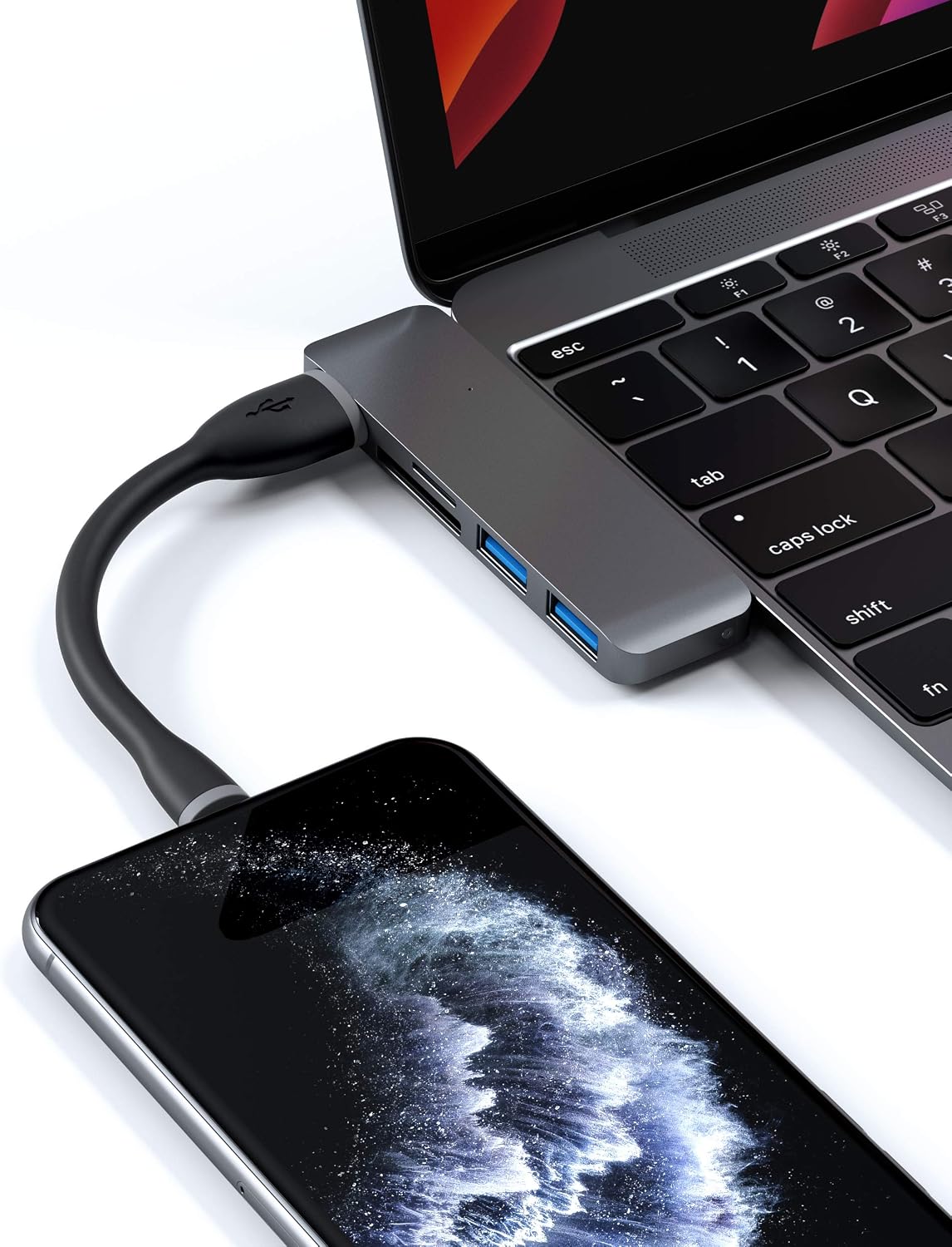 Satechi Flexible Apple MFi Certified 8-Pin USB Charging Cable - Compatible with iPhone X, 8 Plus, 8 and more