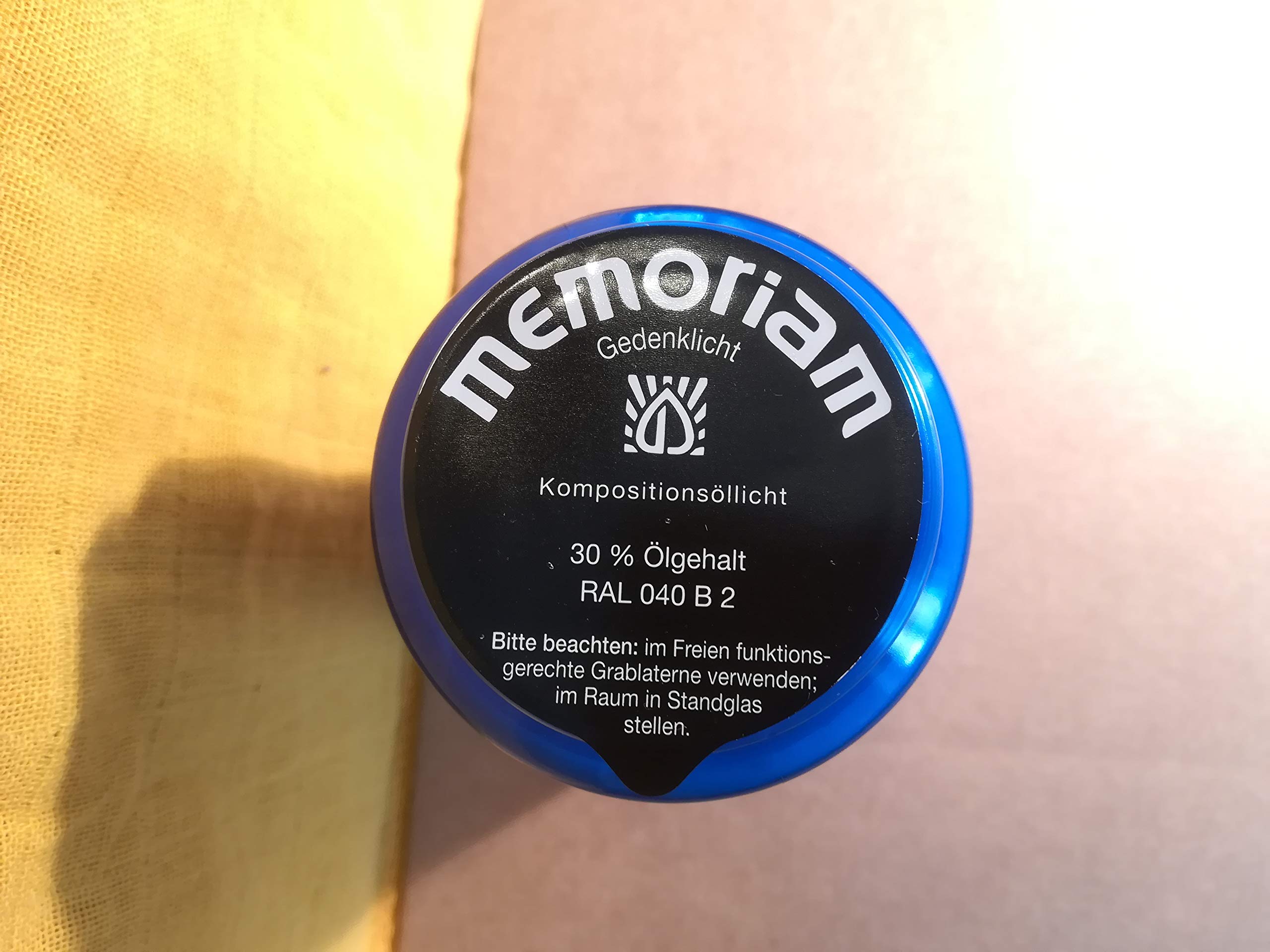 Kompositionsöllicht Nr. 736 Memoriam (20 Stück) - blau