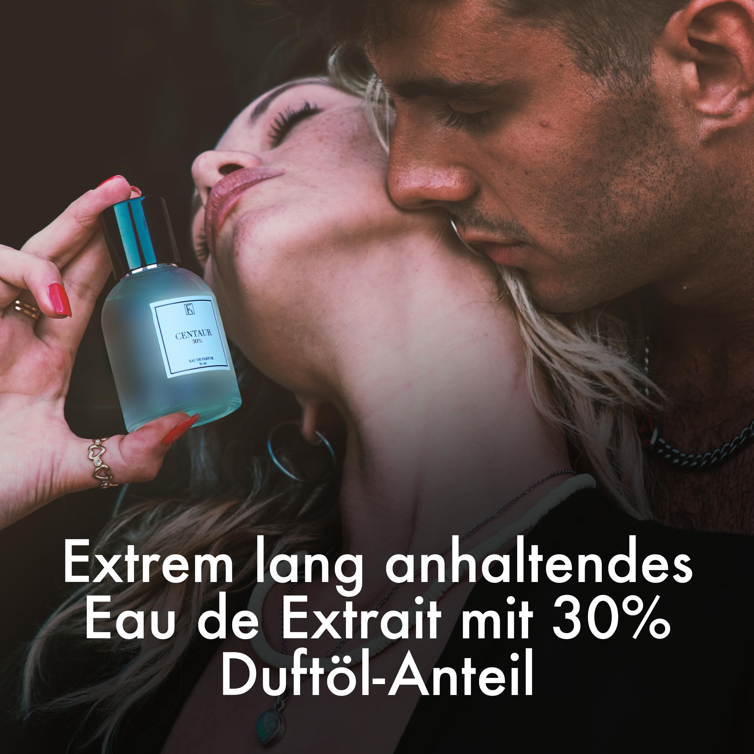 KAZAAR - CENTAUR - 50ml - Extrait de Parfum für Herren - Aquatische Duftnoten von warmer Ambra & schwarzem Tee - mit 30% Parfümöl bis zu 12h lang anhaltender Duft - aus Schweizer Manufaktur