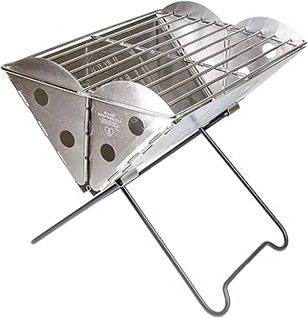 UCO（ユーコ）アウトドアフラットパックポータブル　グリル＆ファイヤーピット Amazon.com: UCO Flatpack Portable Stainless Steel Grill and