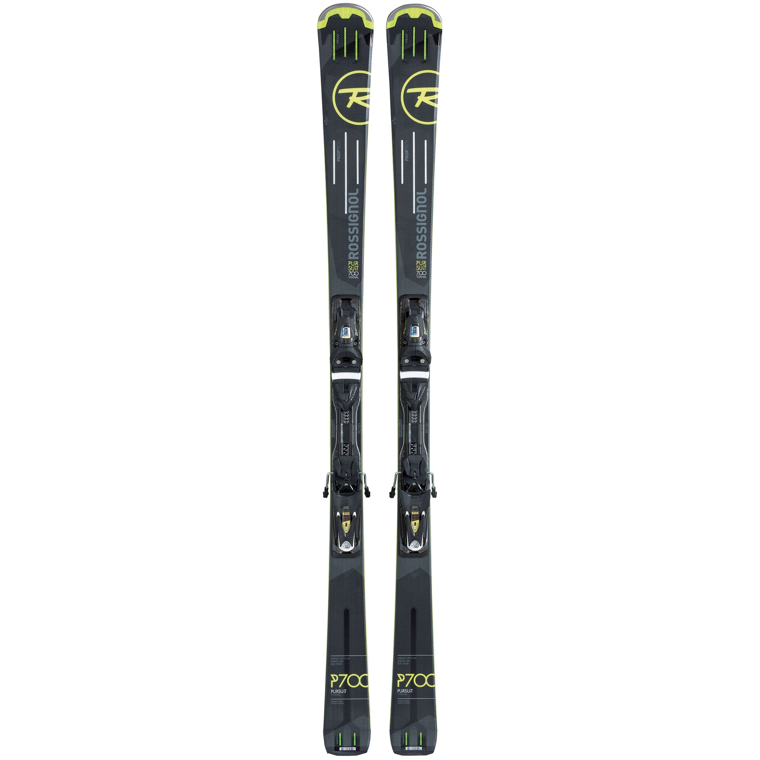Rossignol - Sci Pursuit 700 Ti + Attacchi NX12 Fluid, Uomo, nero