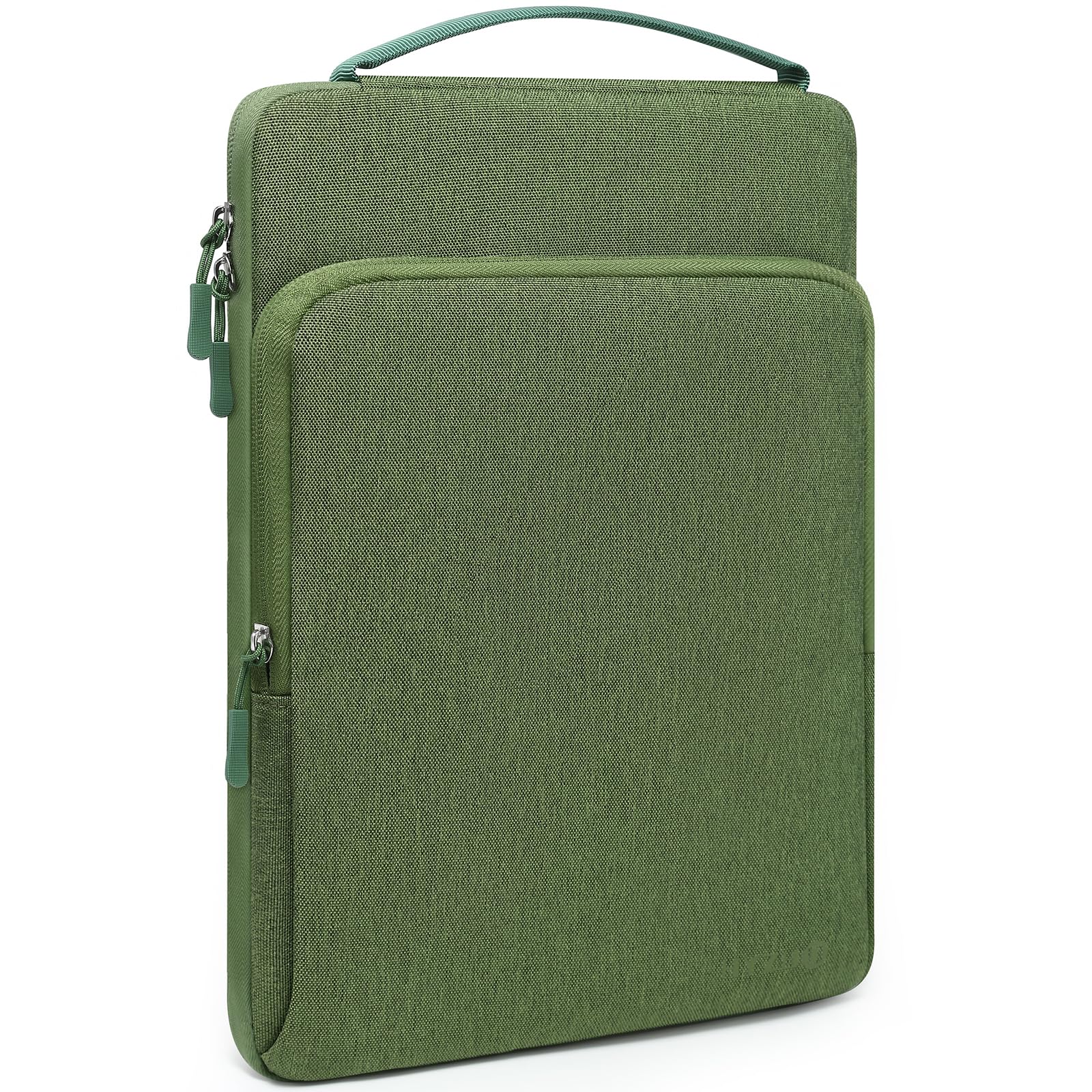 HYZUO 14-15 Zoll Laptoptasche Hülle für MacBook Air 15 M5 A3448 M4 M3 M2 2026-2023, MacBook Pro 15, XPS 14/15 Plus, 15" Surface Laptop, Tasche für 14" Dell HP Lenovo Asus Acer Huawei, Grasgrün