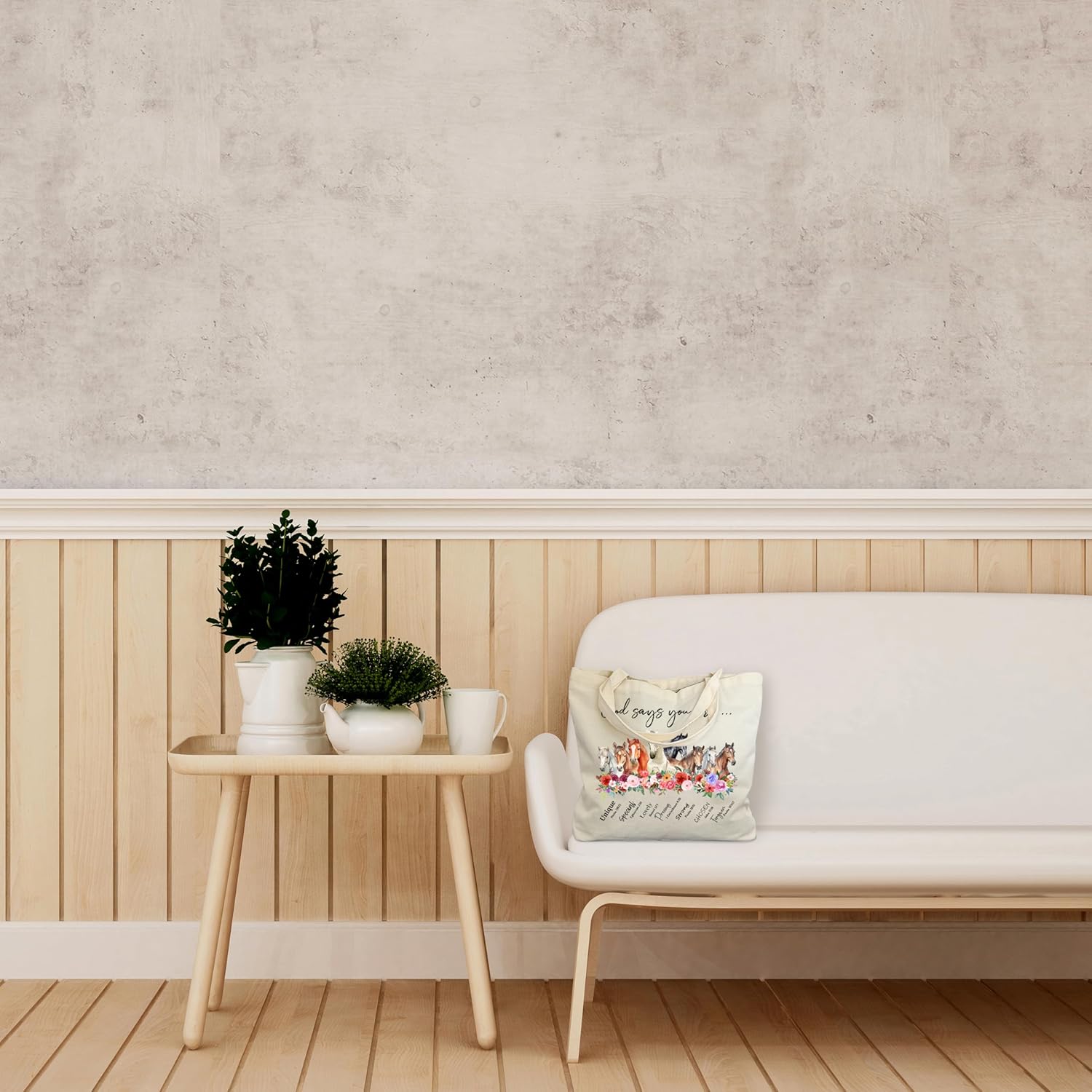 Canvas Tote Bag, Horse Aesthetic Totes, Inspirational Christian Tote Bag, Appreciation Gifts, Reusable Grocery Shopping Bags, Library Shoulder Bags For Her Him Horse Lover Christian Friends C(26) - Image 5