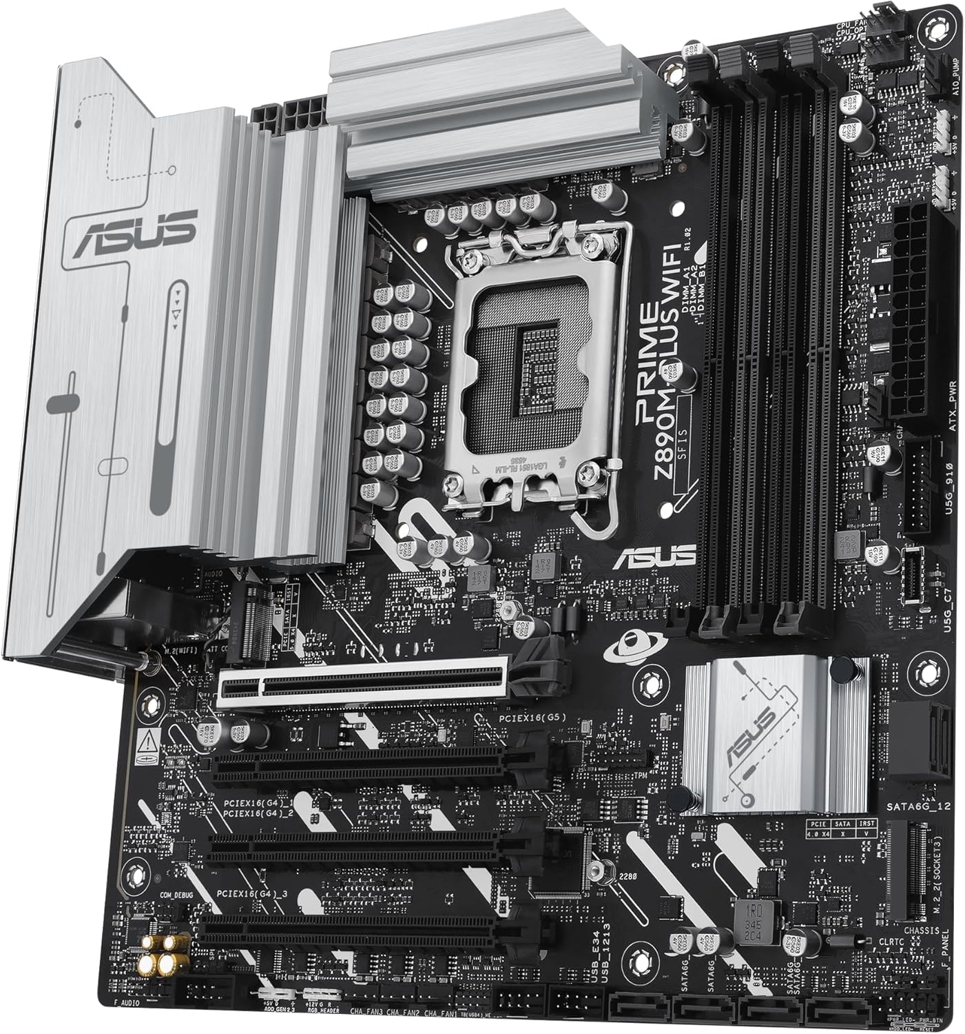 ASUS PRIME Z890M-PLUS WIFI Intel Z890 LGA 1851 (Socket V1) micro ATX