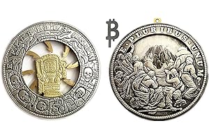Movable Mechanism Coin Roman Booteen Coin - Amazing Art 'Trap Coin/Bit Coin' Hobo Nickel
