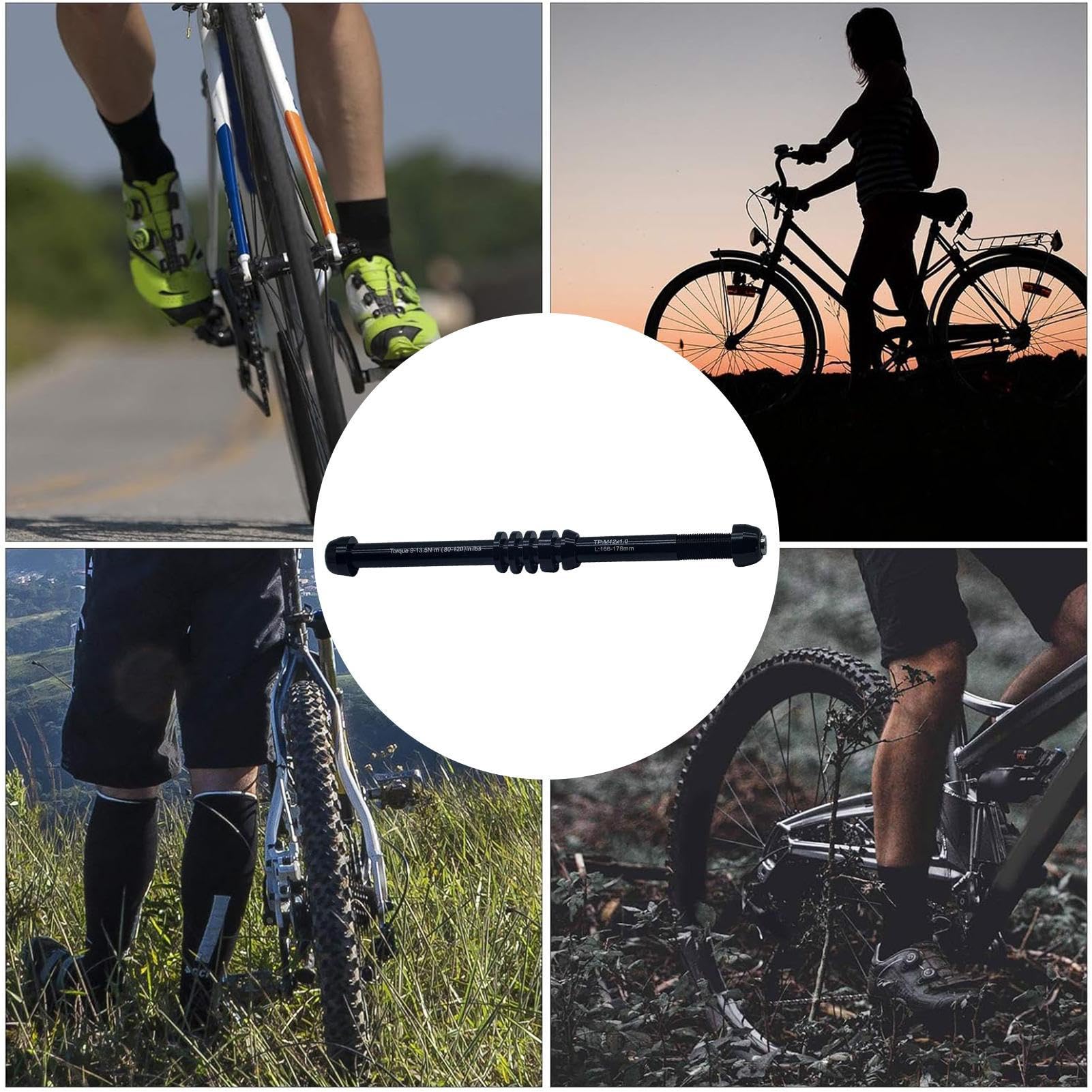 Perno Assale Passante Per Trainer Bici – Adattatore Ruota Posteriore Universale Per Rullo Da Allenamento | Asse Regolabile Compatibile E Bici Da Corsa, Accessorio Indoor Ciclismo Uomo Donna